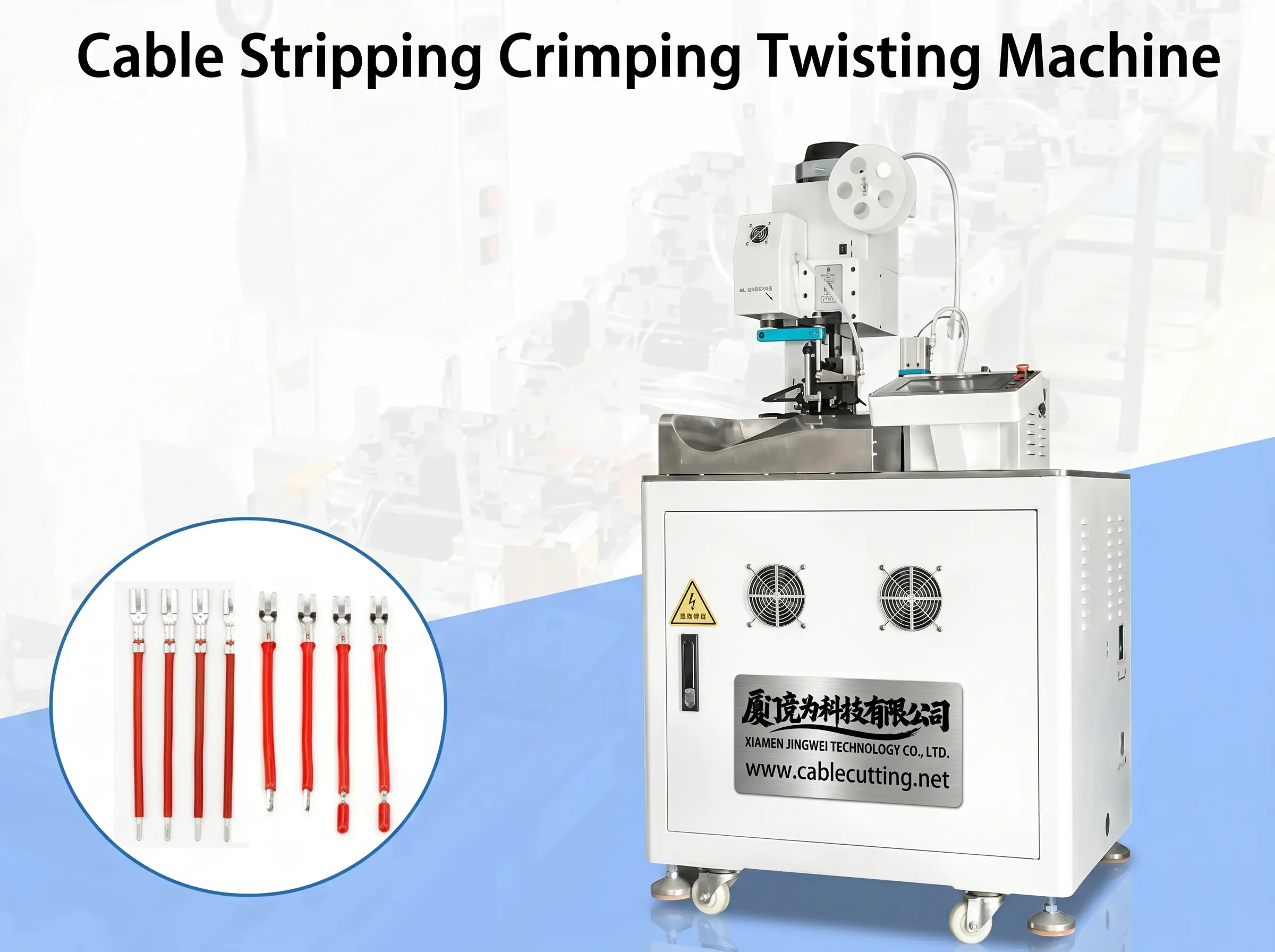 Máy Tự Động Tuốt Dây, Bấm Cosse và Xoắn Dây Cáp Chất Lượng Cao