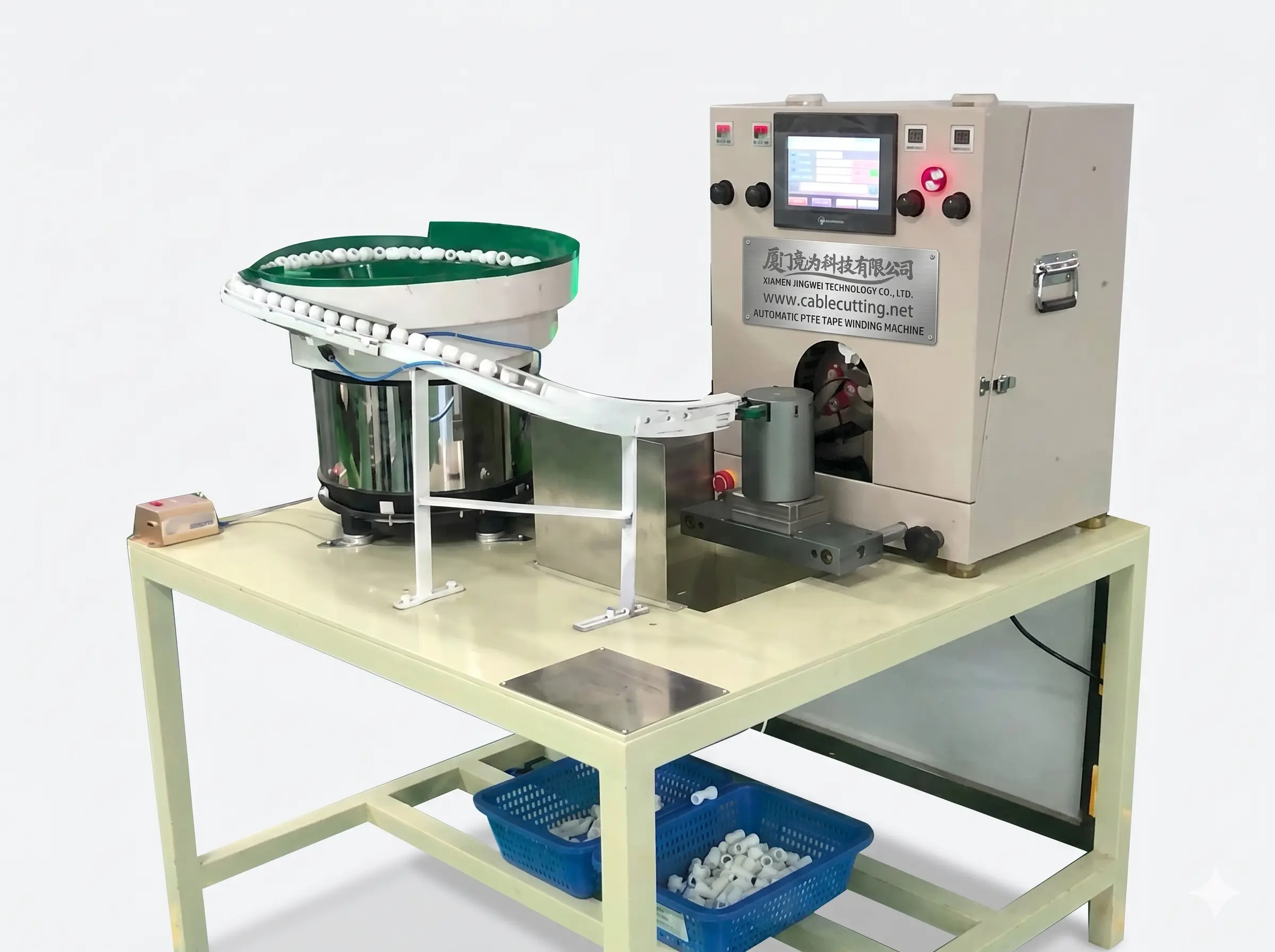Máy Quấn Băng PTFE Tự Động WPM-1310 - Giải Pháp Bọc Dây Chính Xác