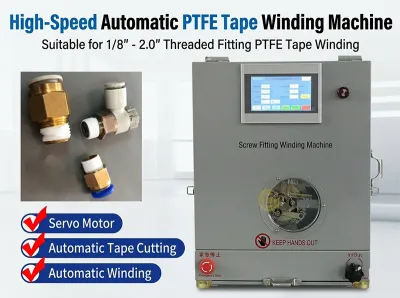 Máy Quấn Băng PTFE Tự Động Chuyên Dụng WPM-1308