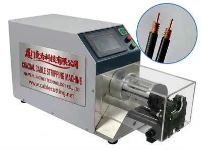 Máy Tuốt Cáp Đồng Trục Bán Tự Động WPM-8608 - Máy Cắt Tuốt Dây