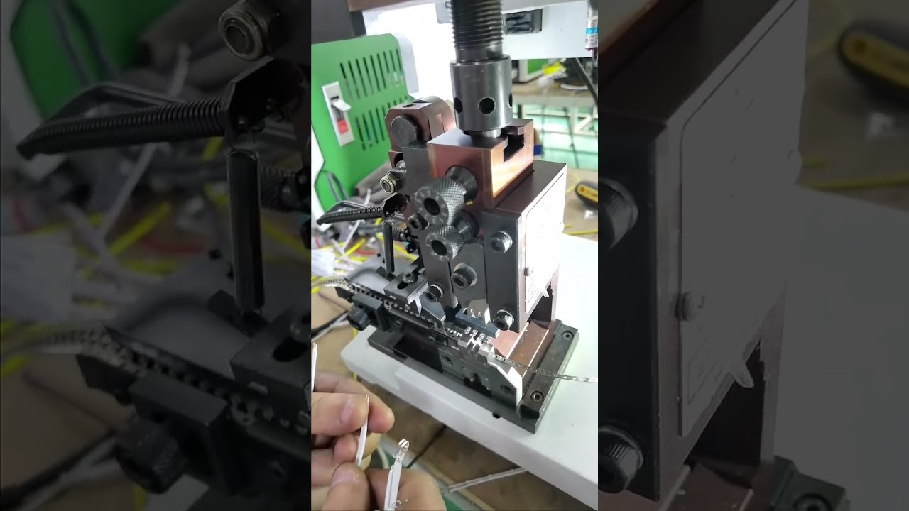 Tiếp nối video trước: Xử lý dây điện sau cắt tước – Sử dụng ngay máy tự động #nhàmáy