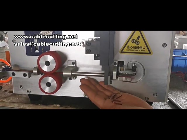 Máy tuốt dây, cắt dây, uốn dây tự động - Đo chiều dài và đếm số lượng chính xác