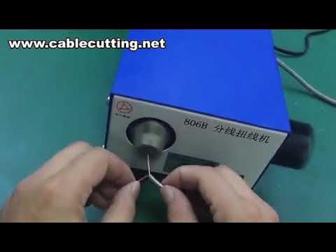 Máy Xoắn Dây Dẫn, Máy Tách Dây Bọc Chống Nhiễu, Máy Bóc Vỏ & Xoắn Dây Tự Động