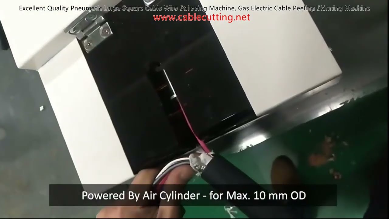 Máy bóc vỏ cáp vuông lớn khí nén chất lượng cao - Máy tước dây điện khí hiệu suất vượt trội