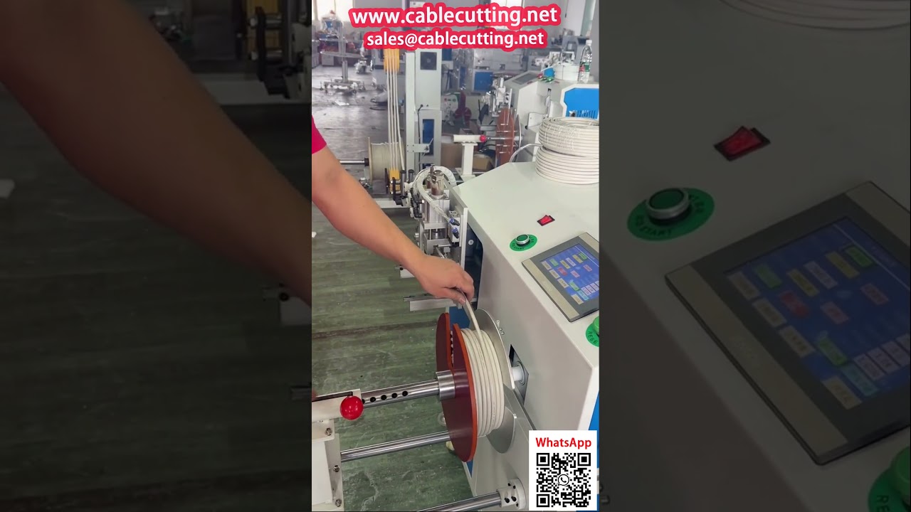 Máy quấn và đếm cáp đồng trục | Chia cuộn lớn thành cuộn nhỏ chính xác