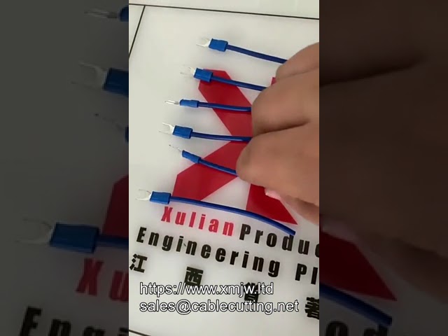 Máy ép đầu cốt tự động 2 tấn - Hệ thống cấp phôi rung cho đầu cốt cách điện sẵn, dây cáp rời