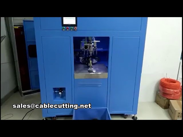 Máy quấn, bó và buộc cáp tự động hình số 8