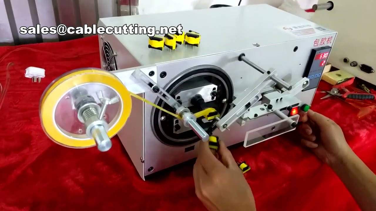 Máy quấn băng lõi biến áp - Máy quấn băng cuộn dây biến áp tự động