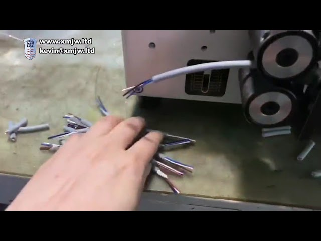 Máy cắt, tuốt vỏ và xoắn dây tự động cho dây di động (số lượng 1-99999, đường kính 9mm) - Model CN/GUA 2000-3000