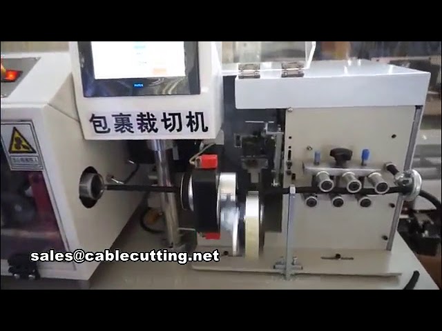 Máy quấn băng tự động, máy cắt dây, máy quấn băng dây - Giải pháp gia công dây cáp hiệu quả