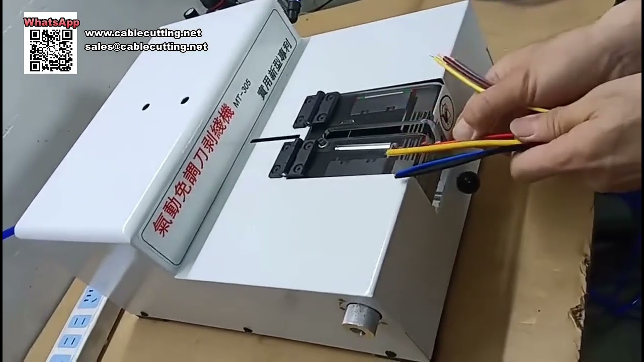 Máy Tuốt Dây Khí Nén Tự Điều Chỉnh Lưỡi Cắt - Dụng Cụ Tuốt Cáp Nhanh Chóng