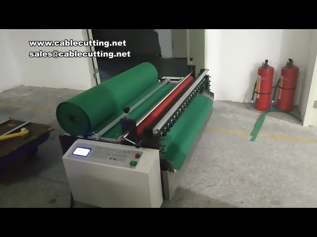 Máy cắt tự động đa năng: Vải không dệt, màng PVC, giấy cách nhiệt, lá đồng tự dính