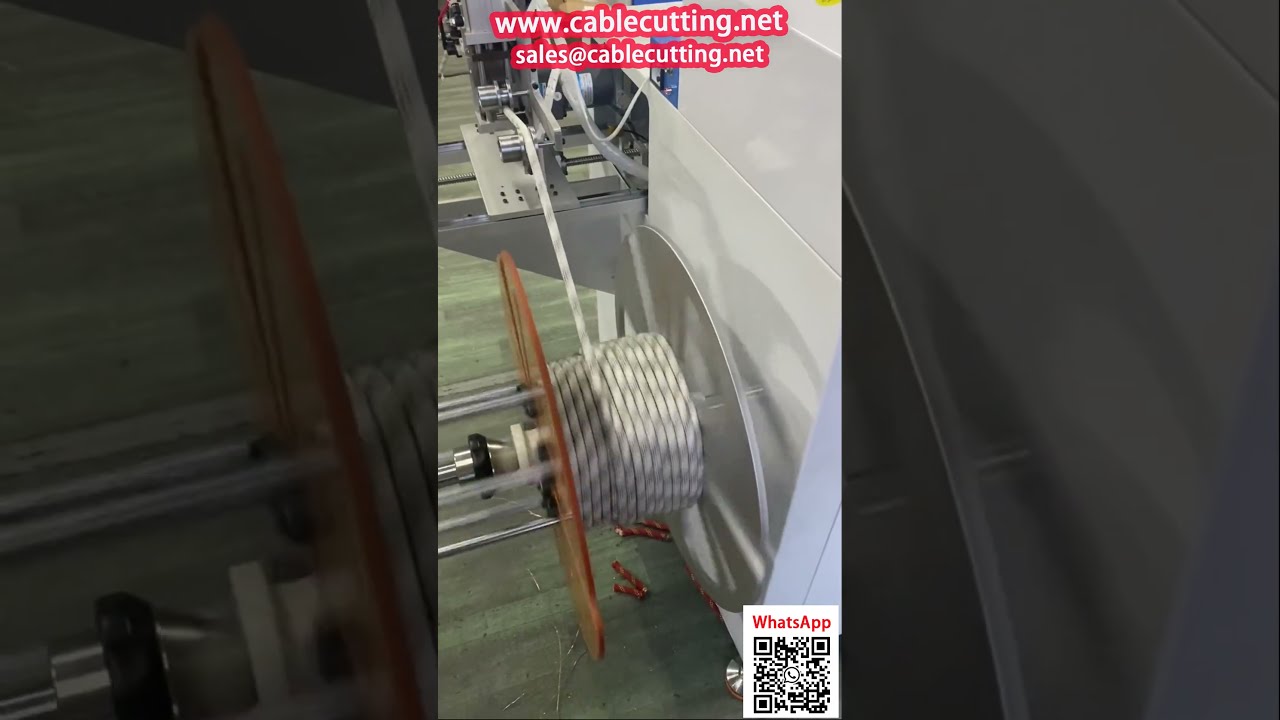 Máy quấn dây an toàn tự động có bộ đếm và cắt nhiệt | Thiết bị đóng gói dây chuyên nghiệp