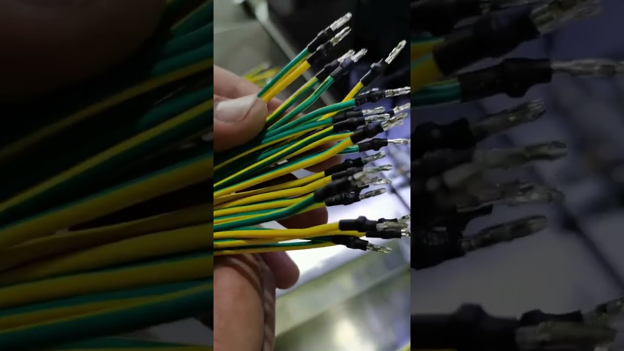 Máy luồn ống co nhiệt tự động cho dây đã bấm cos | Máy bóc tách cáp | Nhà máy sản xuất