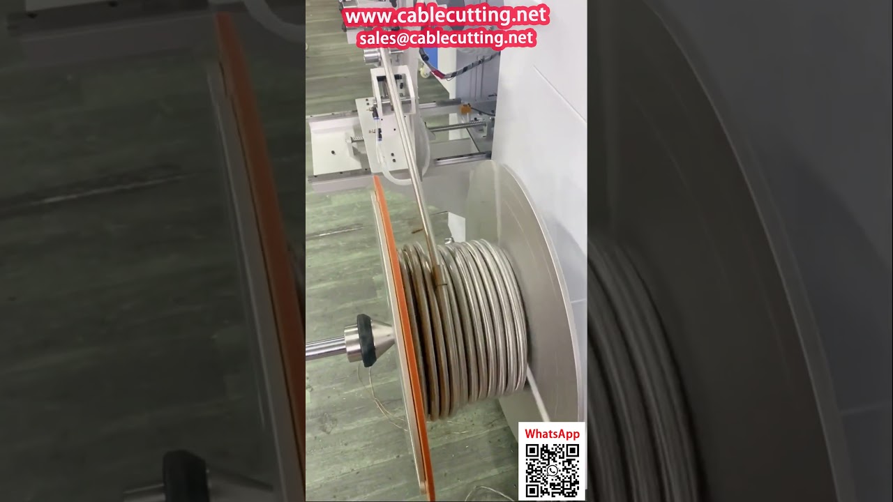 Máy quấn ống kim loại phòng tắm có đồng hồ đo mét - Tự động hóa đóng gói chính xác