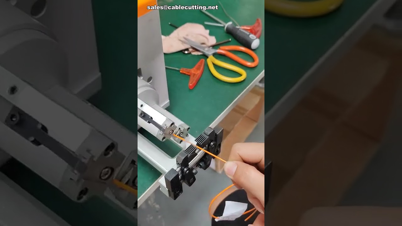 Máy Bóc Vỏ Cáp Đồng Trục Tự Động Cho Dây Biến Áp #factory #machine #diy