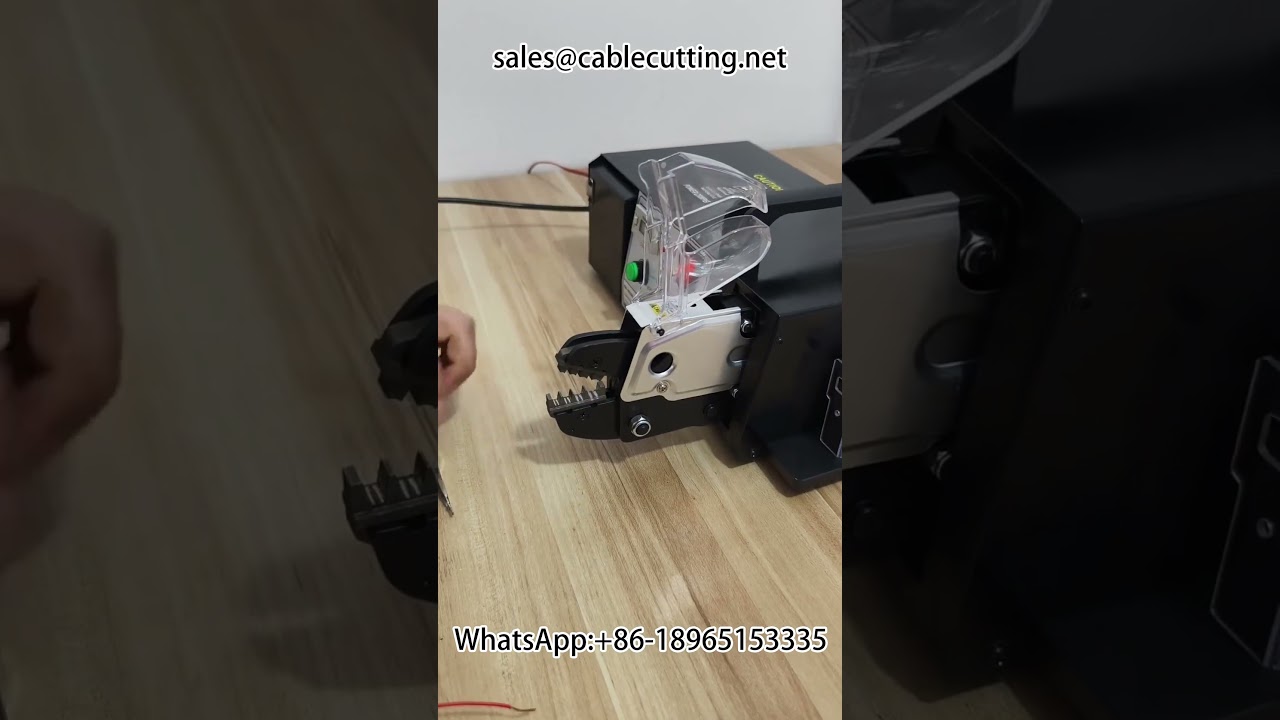 Máy Ép Đầu Cos Điện Tự Động - Ép Kẹp Cá Sấu Chính Xác Cao