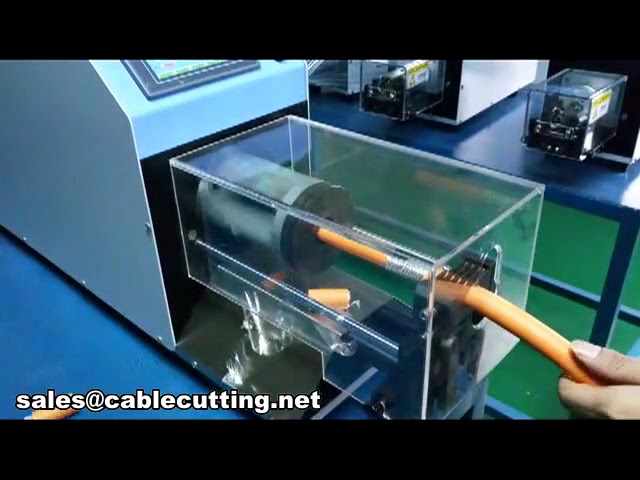 Máy tuốt dây cáp đồng trục bán tự động WPM-25200 - Chính xác, hiệu quả