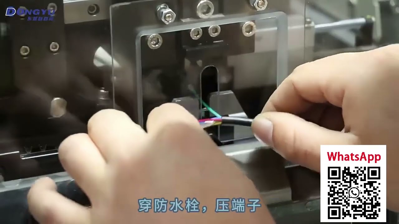 Máy tự động chèn gioăng chống nước – Tự động hóa dây cáp điện chuyên nghiệp