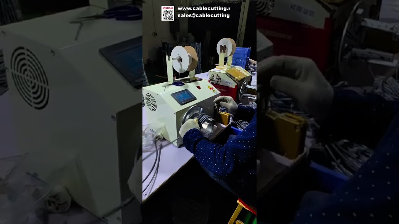Demo nhà máy: Máy quấn và buộc dây tự động hoạt động hiệu quả
