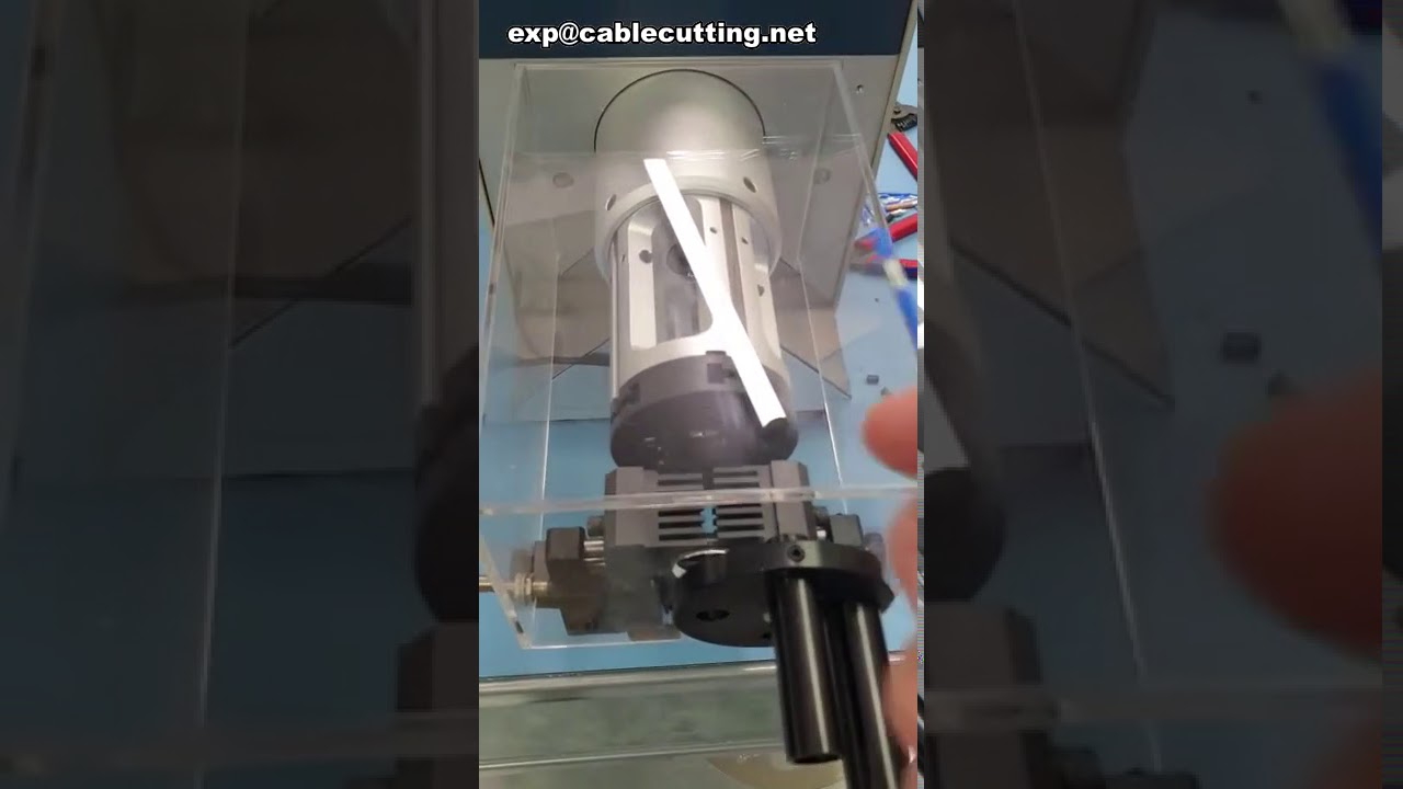 Máy tuốt dây cáp đồng trục cỡ nhỏ - Máy bóc vỏ cáp chính xác