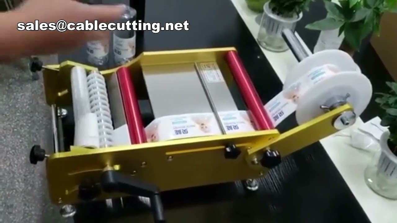Máy Dán Nhãn Chai Tròn Thủ Công Tiện Lợi – Dễ Sử Dụng, Định Vị Chính Xác