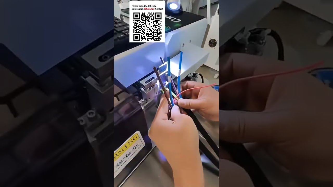 Máy Co Nhiệt Tự Động: In Ấn, Luồn Ống & Sấy Khô Dây Cáp Sạc Xe Điện (EV)