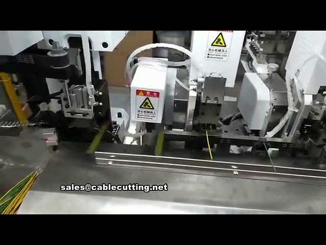 Máy ép đầu cốt tự động 2 đầu và ghép nối - Tăng tốc sản xuất dây cáp