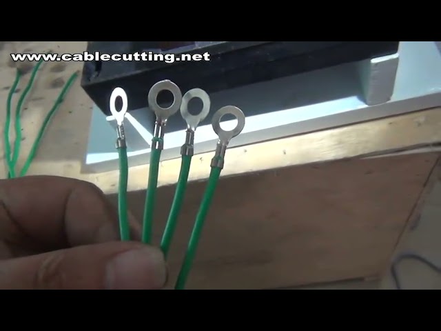 Máy Ép Cọc Cáp Tự Động Bán Phần | Máy Ép Đầu Cosse Dây Điện 10mm² Hiệu Quả Cao