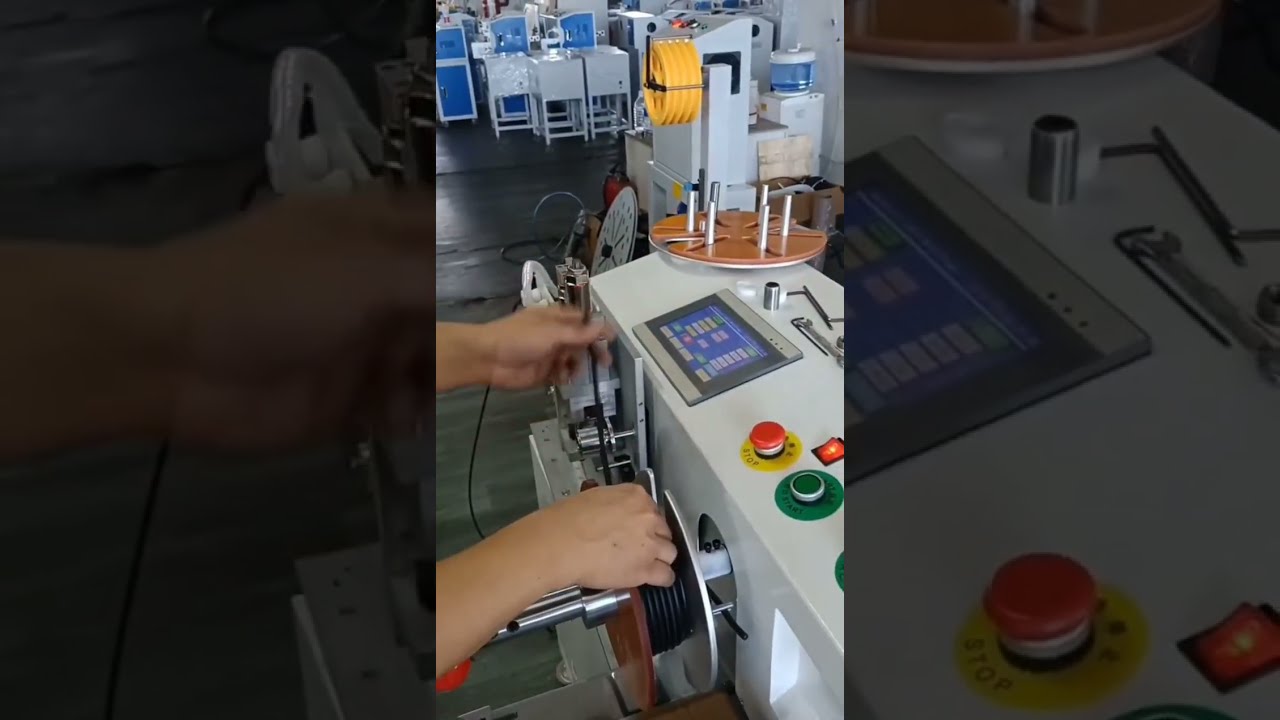 Máy Đếm Mét, Cắt, Cuộn & Buộc Dây Điện Tự Động - Tích Hợp Tất Cả Trong Một