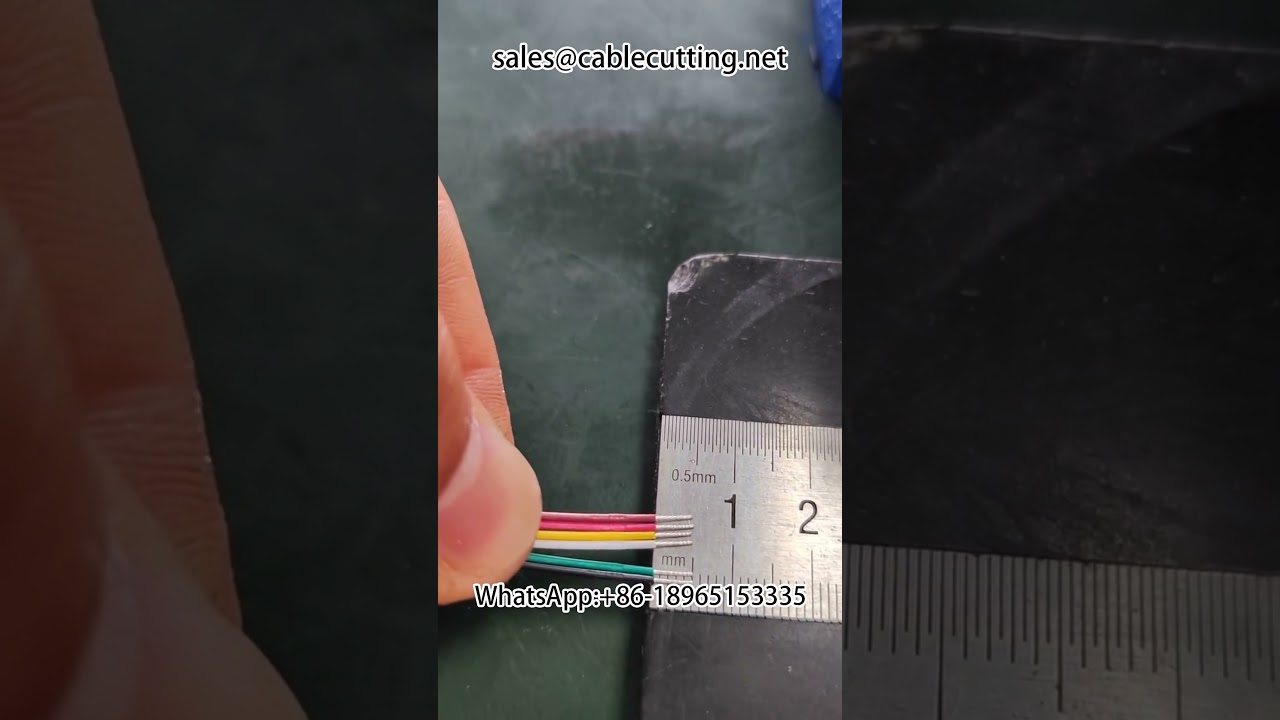 Máy tuốt dây đầu cos dây xoắn tự động - Thiết bị gia công dây harness hiệu quả cao
