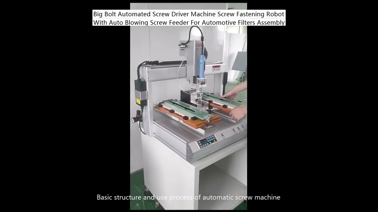 Robot Bắn Vít Tự Động Big Bolt - Máy Siết Vít Công Nghiệp với Bộ Cấp Vít Tự Động Bằng Khí Nén