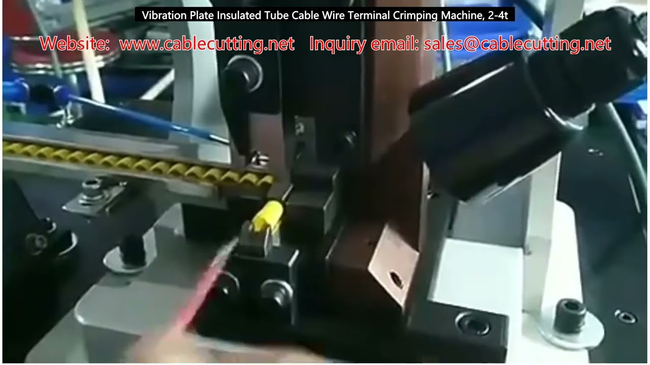 Máy Ép Đầu Cos Cáp Tự Động Bàn Rung 2-4 Tấn - Ép Ống Cách Điện, Dây Cáp Hiệu Quả Cao