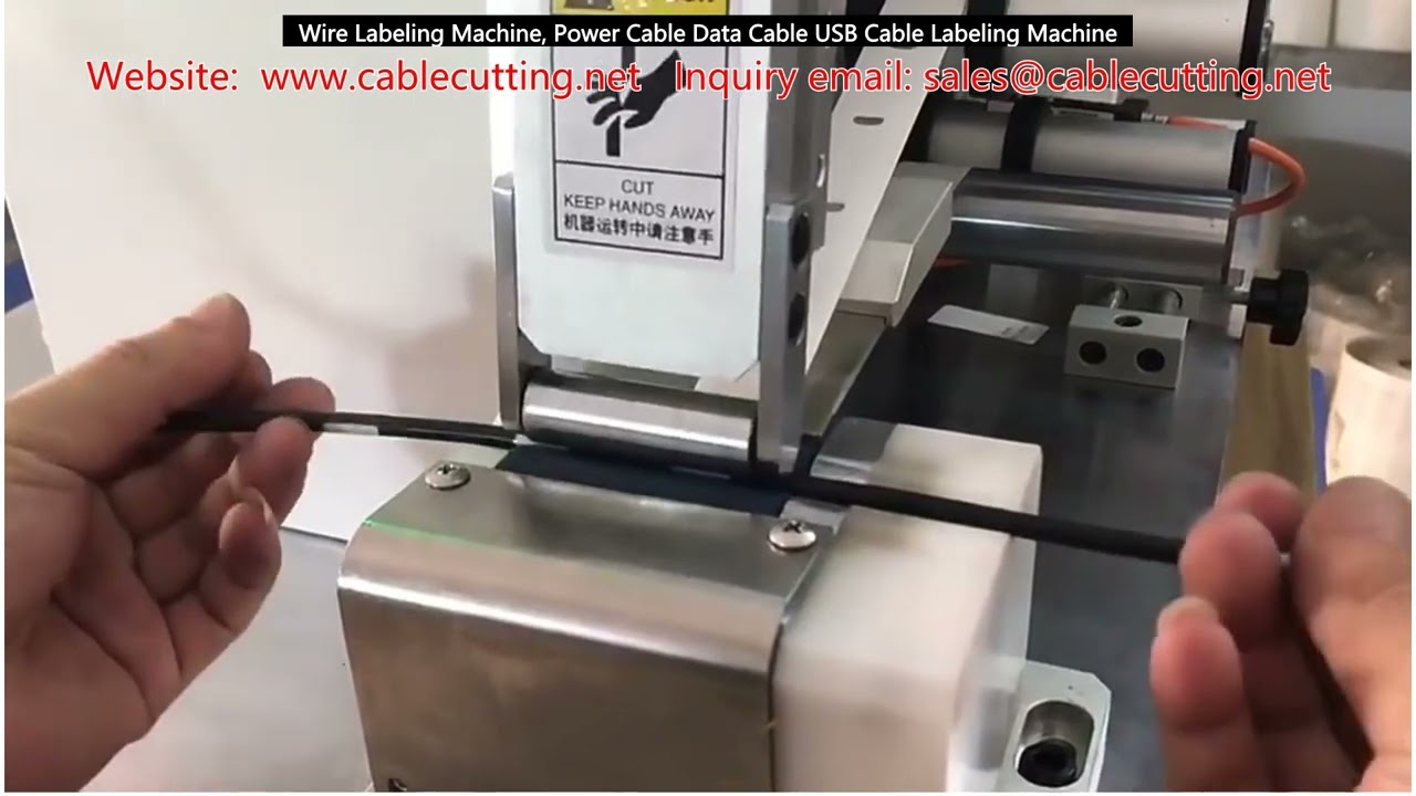Máy Dán Nhãn Dây Cáp Điện, Cáp Dữ Liệu, Cáp USB – Giải Pháp In Nhãn Tự Động