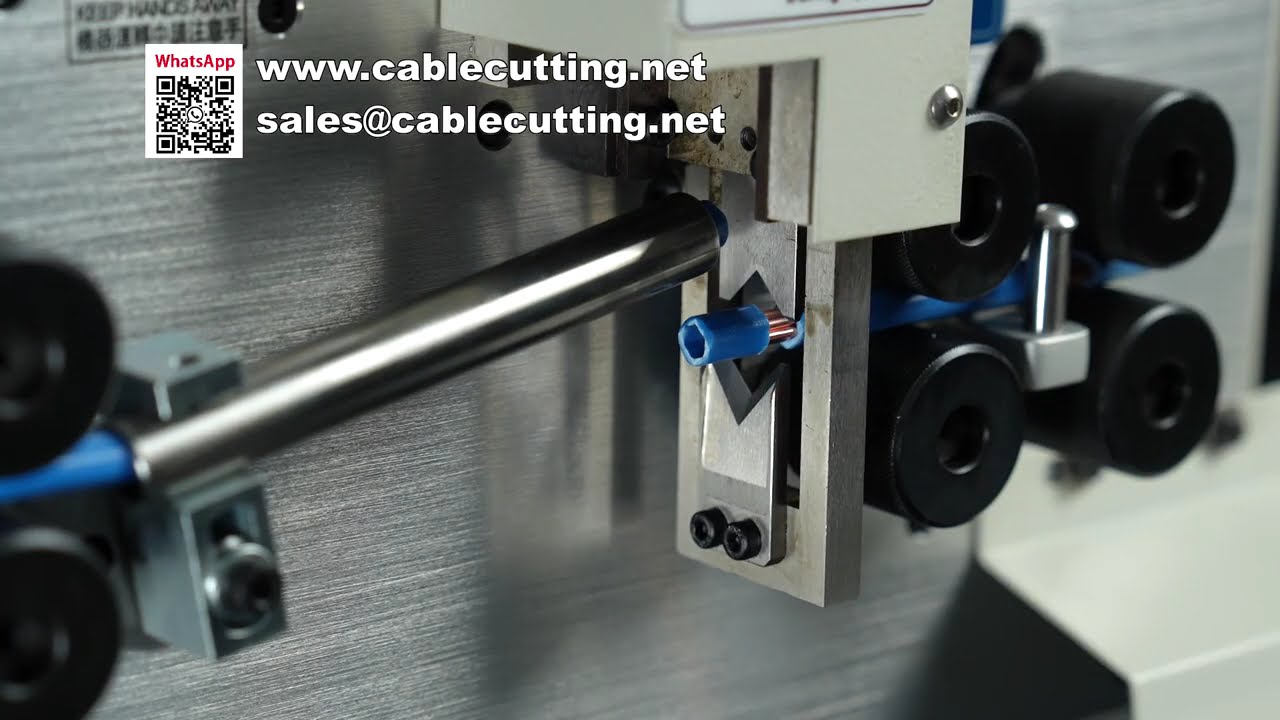 Máy Tuốt Và Cắt Dây Điện 25mm2 Màn Hình Cảm Ứng, Loại Nâng 8 Bánh Xe MAX1-8S