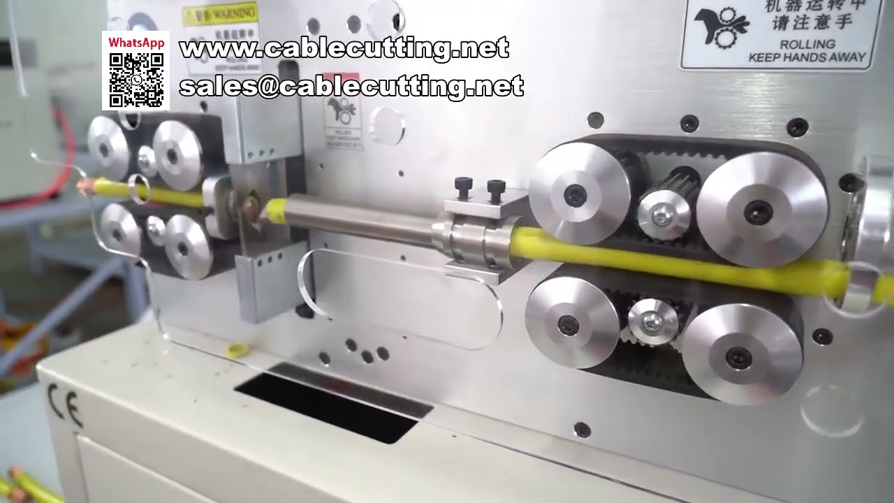 Máy Bóc Vỏ Cáp Lớn 95mm2 Servo Motor có Chức Năng Nâng Trục Vít MAX2-S95