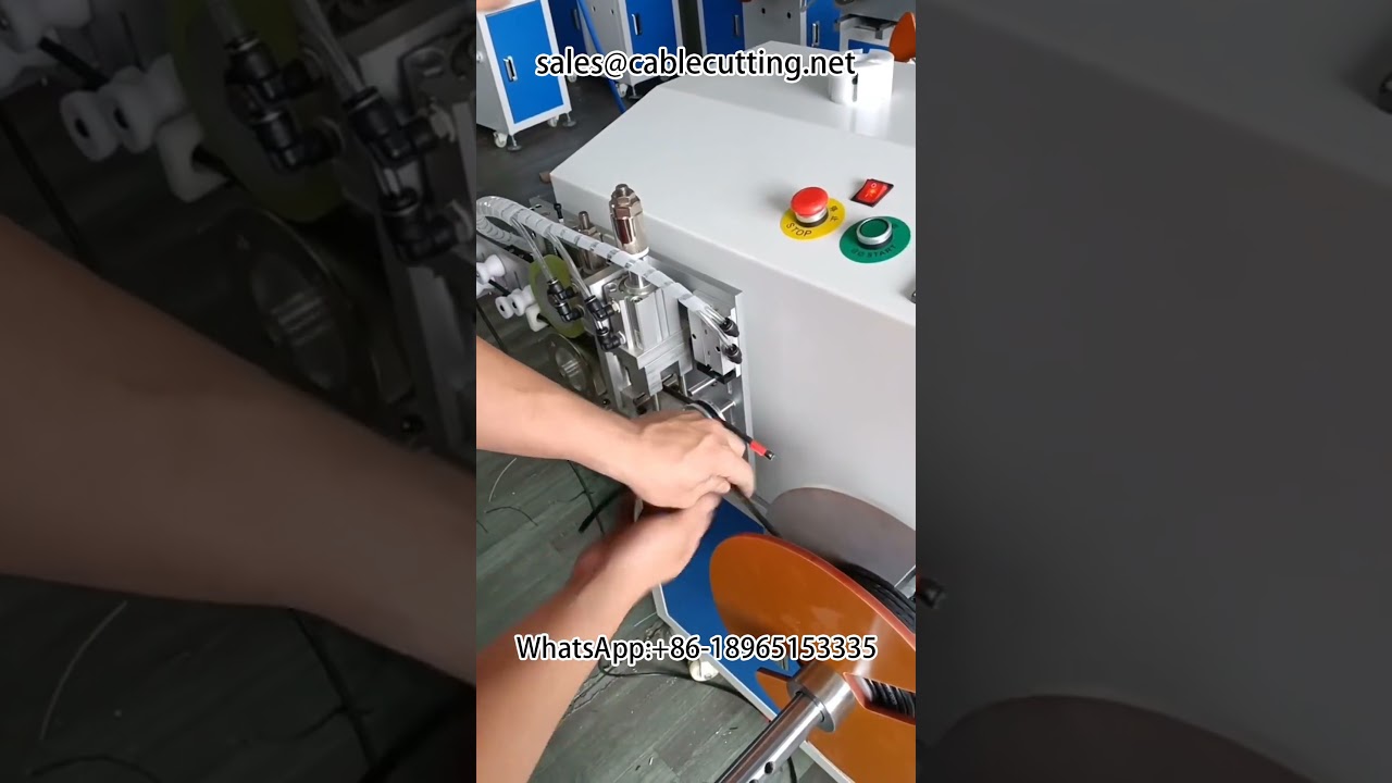 Automatic Metre Counting Sorting Cutting Winding and Taping Machine #Wire Winding Machine #diy