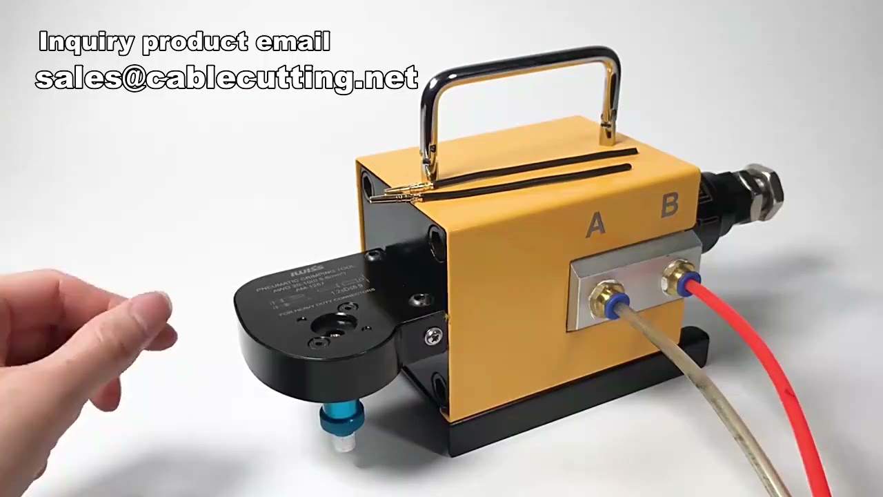 Máy Ép Đầu Cốt Điện Tử Chuyên Nghiệp - Ép Chân Cắm Kết Nối & Ép Ống Di Động