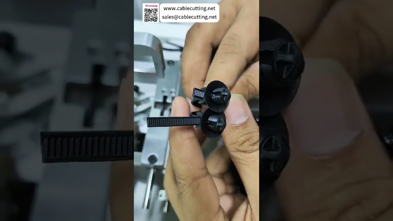 Máy Buộc Dây Cáp Hình Dạng Đặc Biệt Với Điều Chỉnh Lực Căng Và Kiểm Soát Chiều Dài Đuôi