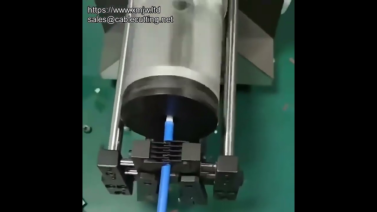 Máy tuốt dây cáp đồng trục bán tự động - Chính xác và hiệu quả