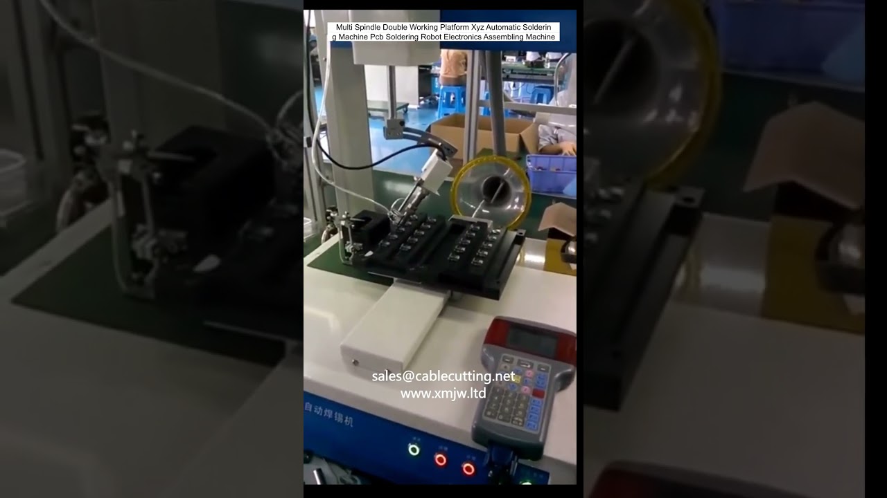 Robot Hàn Tự Động XYZ Đa Trục Kép - Máy Hàn Bo Mạch PCB Chính Xác Cao
