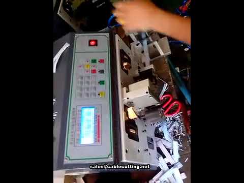 Máy cắt băng cáp dẹt tự động, máy tuốt và cắt dây chính xác
