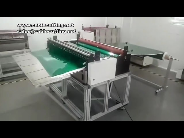 Máy cắt màng nhựa tự động | Máy cắt ngang tấm nhựa PVC | Máy cắt màng plastic chính xác