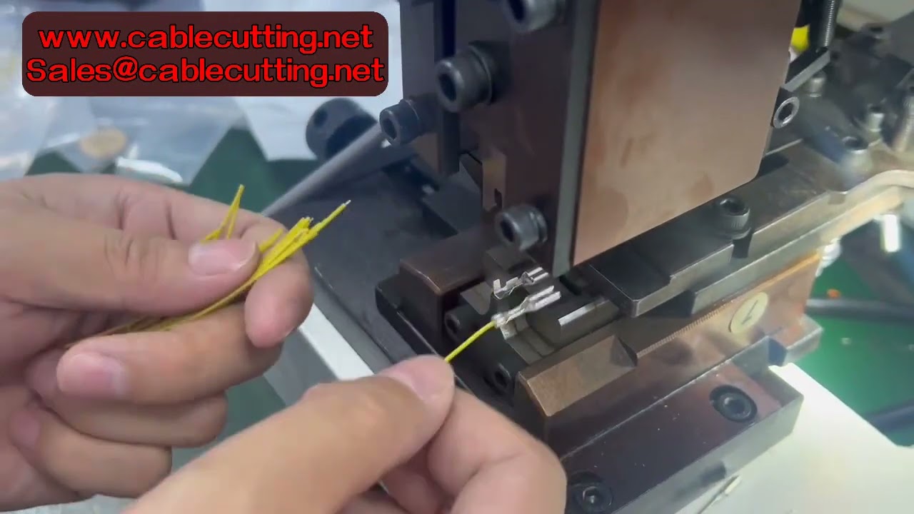 Máy Ép Đầu Cốt Tự Động 2T Yên Tĩnh | Máy Xử Lý Dây Điện | Ép Đầu Cốt JST Chính Xác Cao