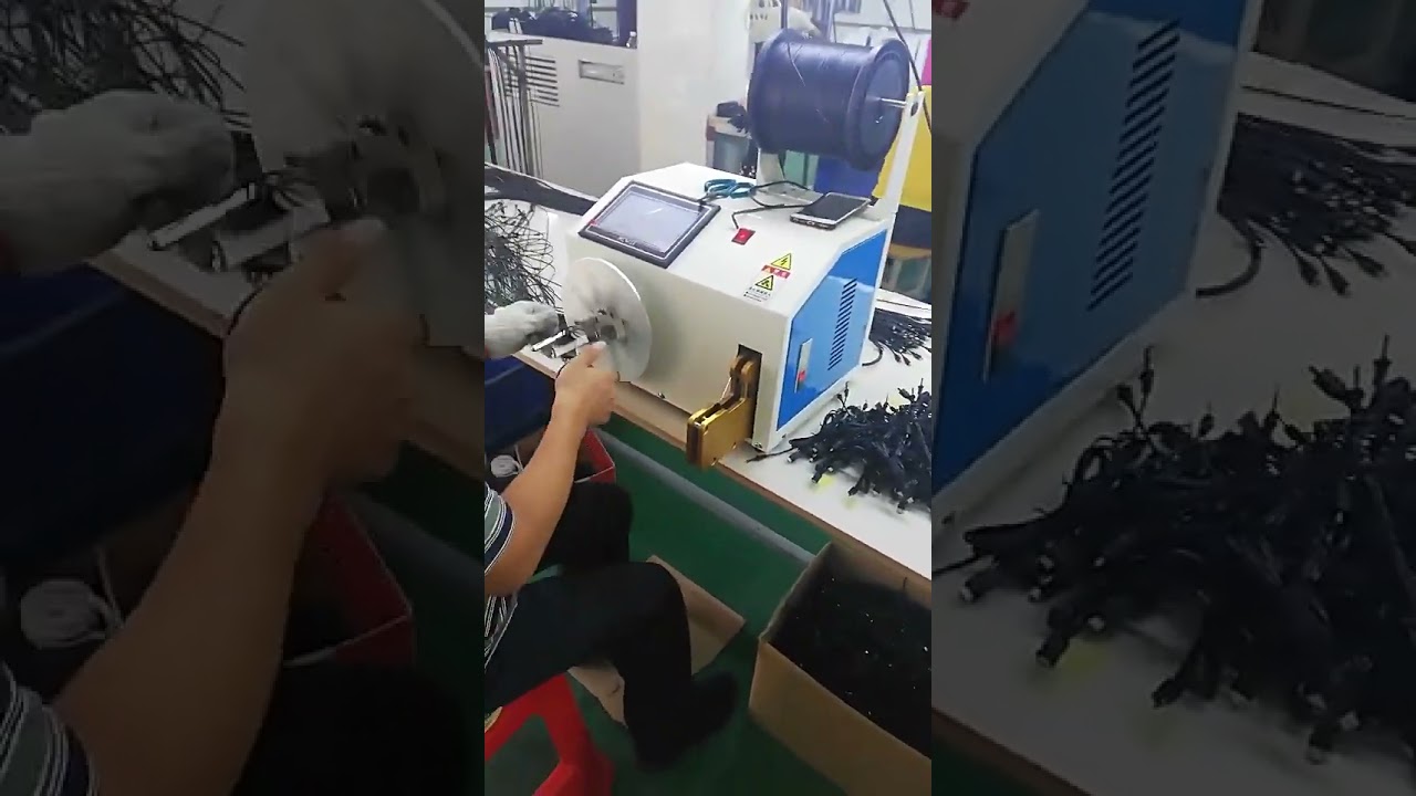 Máy Quấn & Buộc Cáp Tự Động Bán Chạy - Giải Pháp Cuộn Dây Hiệu Quả