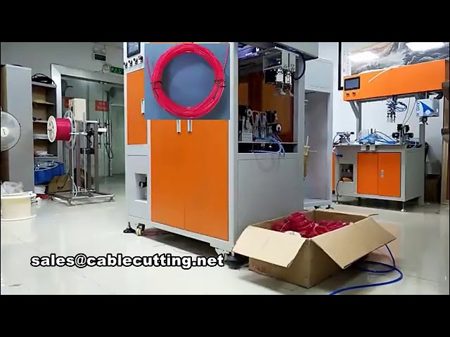 Máy cắt dây, cuộn cáp và buộc dây tự động hoàn toàn - Giải pháp tối ưu cho sản xuất