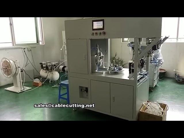 Máy tự động cắt, quấn và buộc dây cáp - Dây buộc xoắn, tối ưu sản xuất