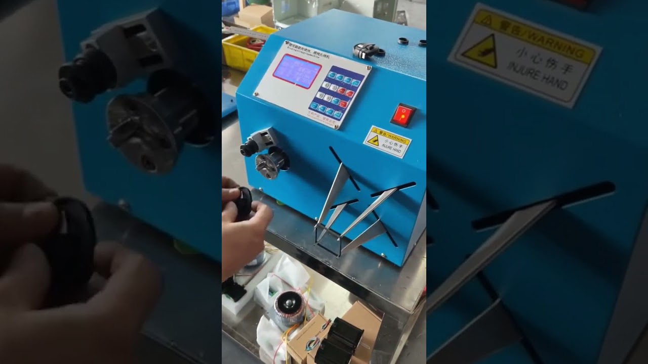 Máy Quấn và Buộc Dây Tự Động Mở Rộng Vòng Cao Su | Thiết Bị Nhà Máy #máyquấn #tựđộnghóa