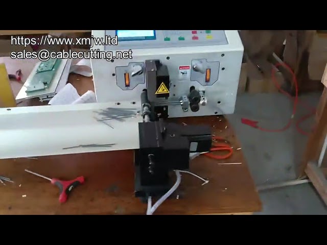 Máy Cắt và Tuốt Dây Đồng Tráng Men Tự Động Bánh Xe Nx2 - Thiết Bị Xử Lý Dây Điện Công Nghiệp
