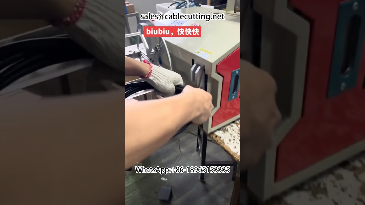 Máy quấn và buộc cáp dữ liệu tự động | Giải pháp đóng gói cáp hiệu quả